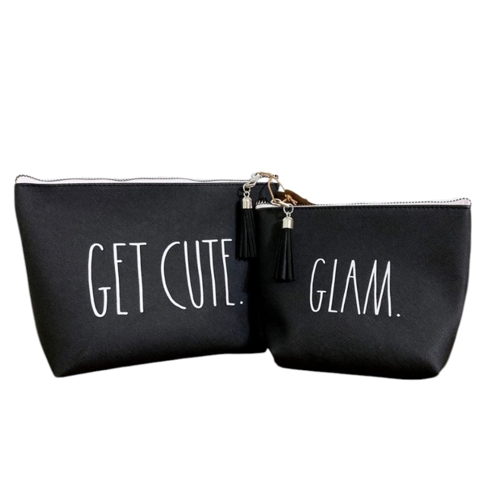 Rae Dunn Cosmetic Bag Set 2